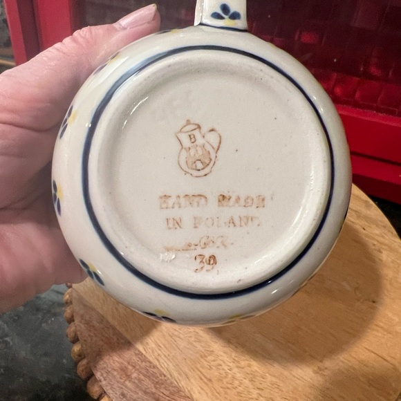 Hand Painted Polish Cup/Mug AS IS CONDITION - Picture 5 of 12